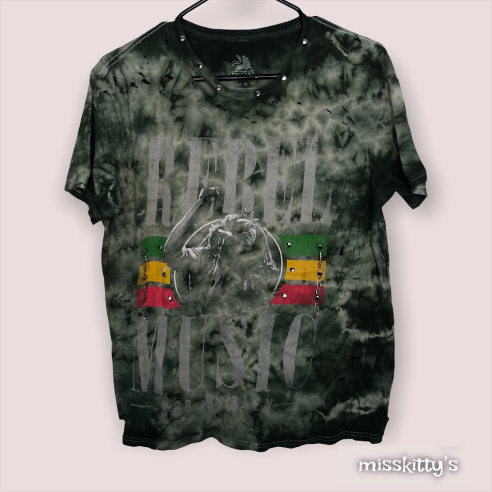 Distressed Bob Marley T-shirt